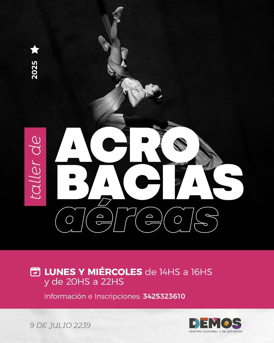Taller de acrobacias aéreas